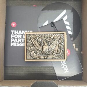 Mission Belt Bronze Eagle Buckle 40mm Ratchet Americana Antique Bronze EAG9 NEW